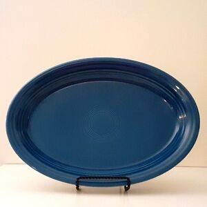Fiesta Oval Platter in Blue